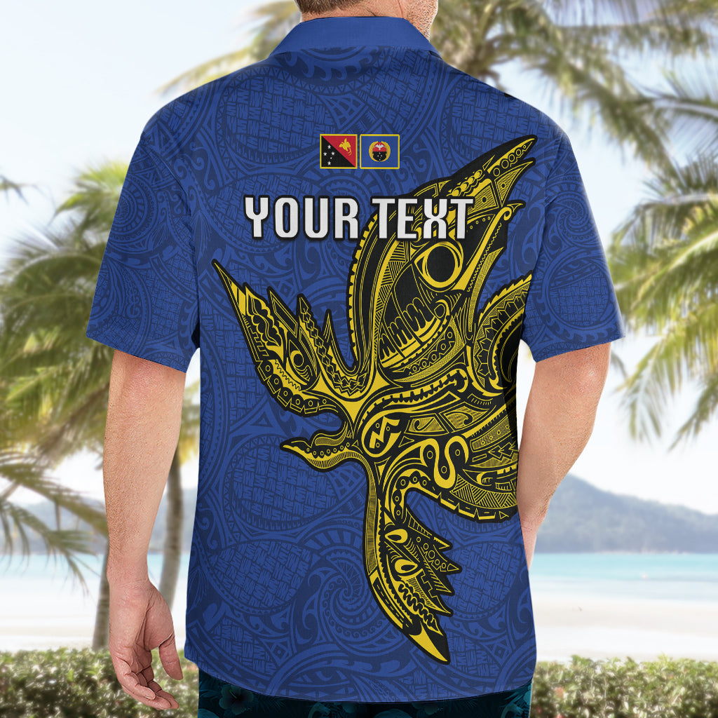 Custom Papua New Guinea Gulf Province Hawaiian Shirt PNG Birds Of Paradise Polynesian Arty Style LT03 - Polynesian Pride