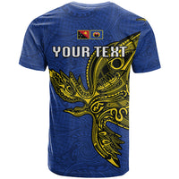 Custom Papua New Guinea Gulf Province T Shirt PNG Birds Of Paradise Polynesian Arty Style LT03 - Polynesian Pride