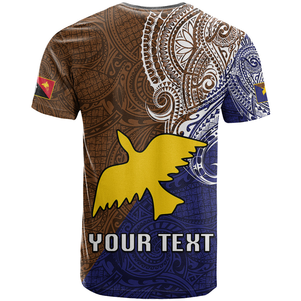 Custom Papua New Guinea Manus Province T Shirt PNG Birds Of Paradise Polynesian Arty Style LT03 - Polynesian Pride