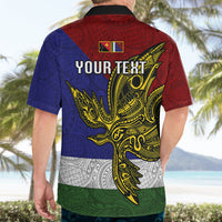 Custom Papua New Guinea Milne Bay Province Hawaiian Shirt PNG Birds Of Paradise Polynesian Arty Style LT03 - Polynesian Pride