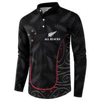 Custom New Zealand Rugby Button Sweatshirt Maori All Black Championship 2024 and Silver Fern LT03 - Polynesian Pride