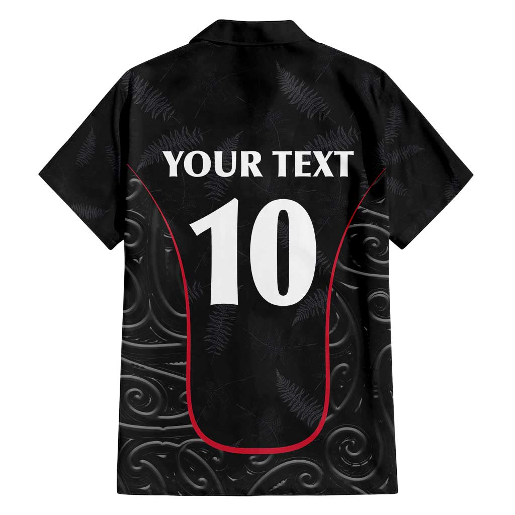 Custom New Zealand Rugby Family Matching Long Sleeve Bodycon Dress and Hawaiian Shirt Maori All Black Championship 2024 and Silver Fern LT03 - Polynesian Pride