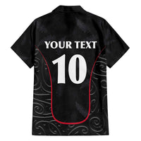 Custom New Zealand Rugby Family Matching Long Sleeve Bodycon Dress and Hawaiian Shirt Maori All Black Championship 2024 and Silver Fern LT03 - Polynesian Pride