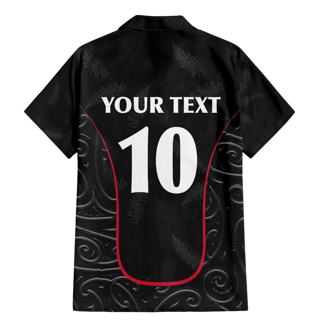 Custom New Zealand Rugby Family Matching Mermaid Dress and Hawaiian Shirt Maori All Black Championship 2024 and Silver Fern