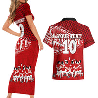 personalised-tonga-rugby-couples-matching-short-sleeve-bodycon-dress-and-hawaiian-shirt-sipi-tau-dance-ngatu-pattern
