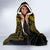 Custom Hawaii Hooded Blanket Ukelele and Hula Girl Mix Kakau Pattern LT03 - Polynesian Pride