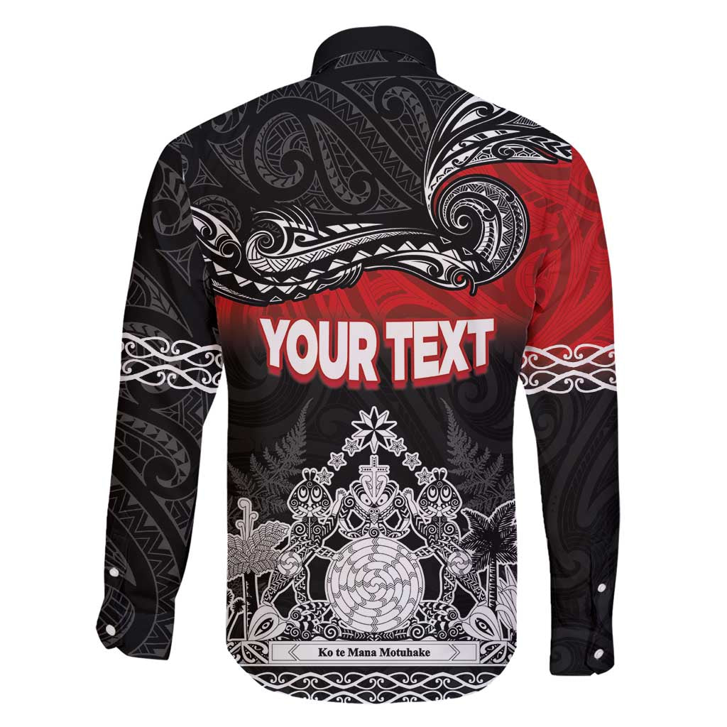 Personalised The Kingitanga - Maori King Movement Family Matching Short Sleeve Bodycon Dress and Hawaiian Shirt Te Paki-o-Matariki with Silver Ferns and Polynesian Art Tattoo