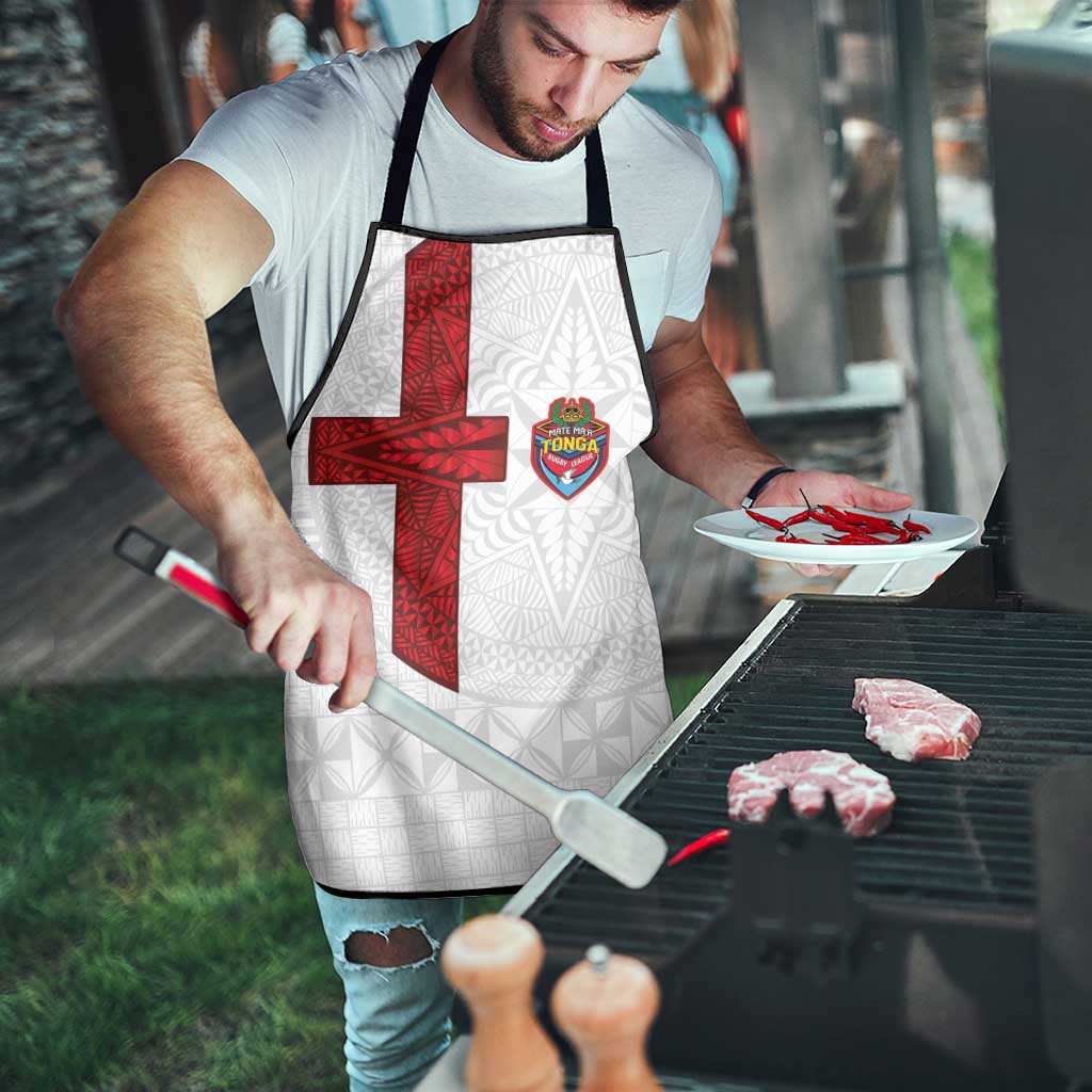 Tonga Ngatu Art Rugby Mate Ma'a Apron - Polynesian Pride