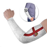 Custom Tonga Ngatu Art Rugby Mate Ma'a Arm Sleeves - Polynesian Pride