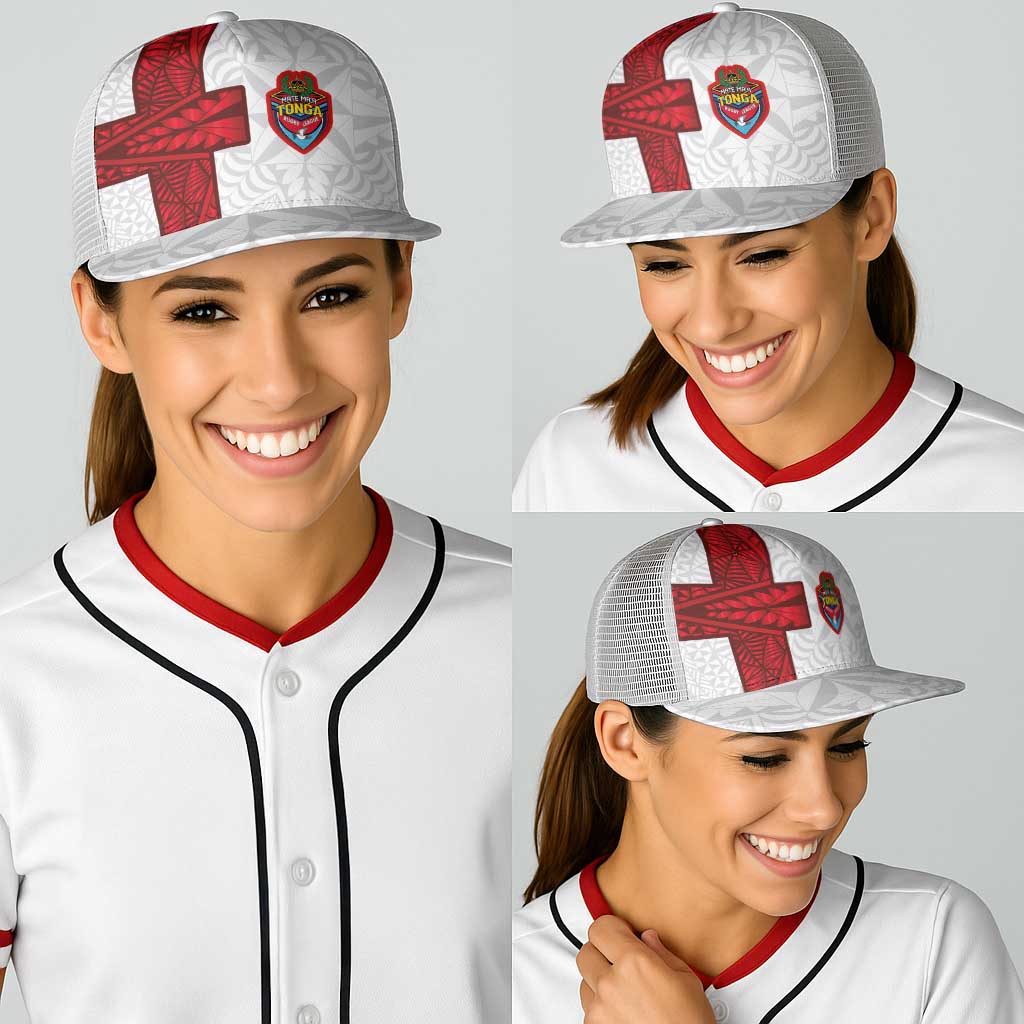 Tonga Ngatu Art Rugby Mate Ma'a Baseball Net Cap - Polynesian Pride