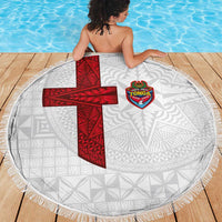 Tonga Ngatu Art Rugby Mate Ma'a Beach Blanket - Polynesian Pride