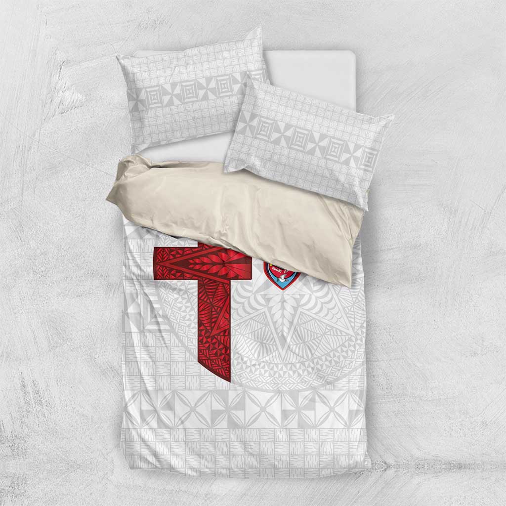 Tonga Ngatu Art Rugby Mate Ma'a Bedding Set - Polynesian Pride