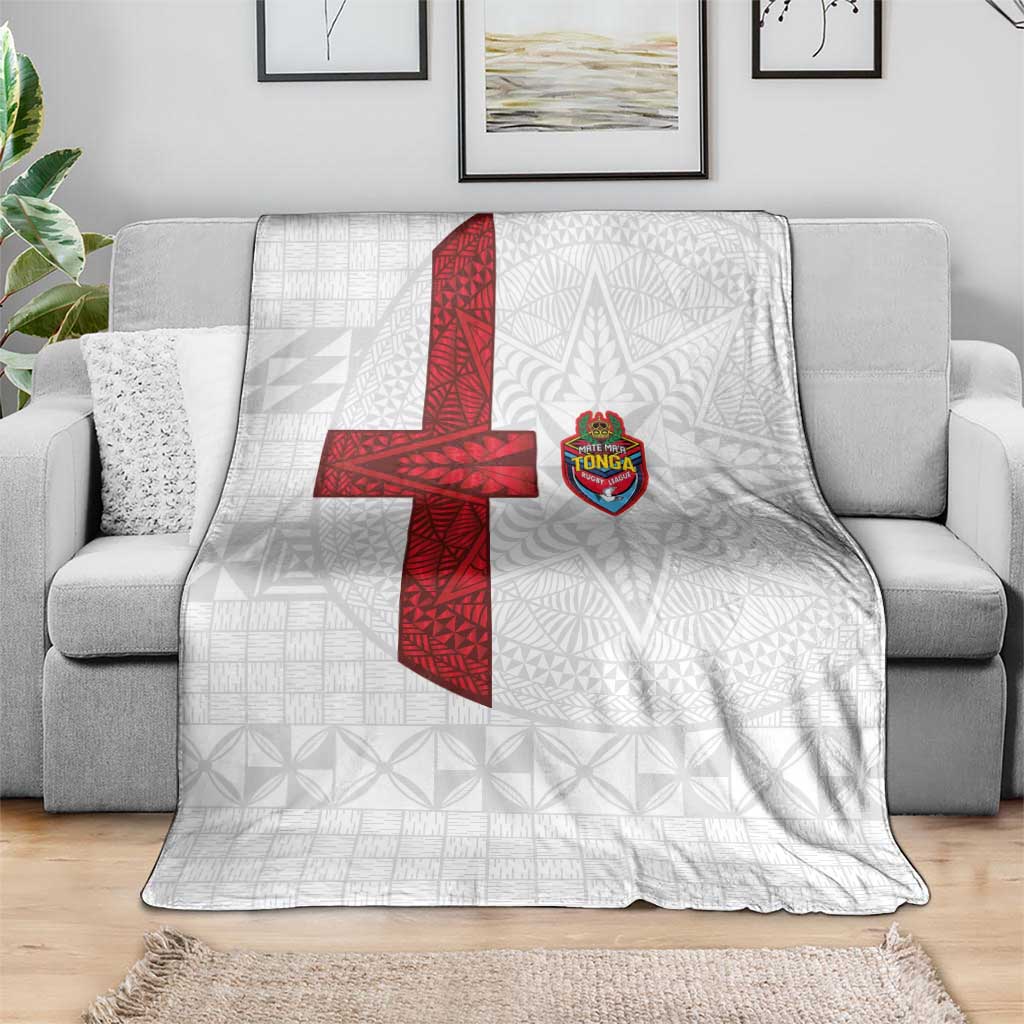 Tonga Ngatu Art Rugby Mate Ma'a Blanket - Polynesian Pride