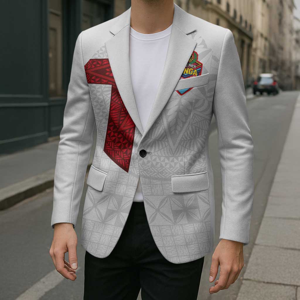Custom Tonga Ngatu Art Rugby Mate Ma'a Blazer - Polynesian Pride