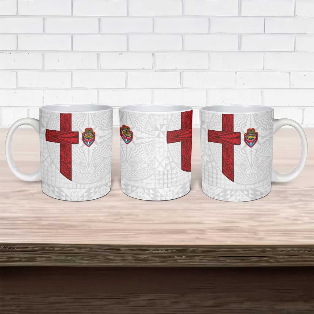 Tonga Ngatu Art Rugby Mate Ma'a Ceramic Mug LT03 - Polynesian Pride