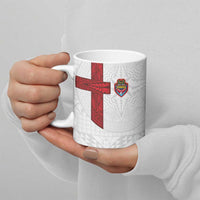 Tonga Ngatu Art Rugby Mate Ma'a Ceramic Mug LT03 - Polynesian Pride