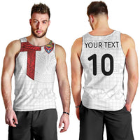 Custom Tonga Ngatu Art Rugby Mate Ma'a Men Tank Top - Polynesian Pride