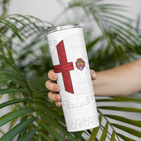 Tonga Ngatu Art Rugby Mate Ma'a Skinny Tumbler - Polynesian Pride