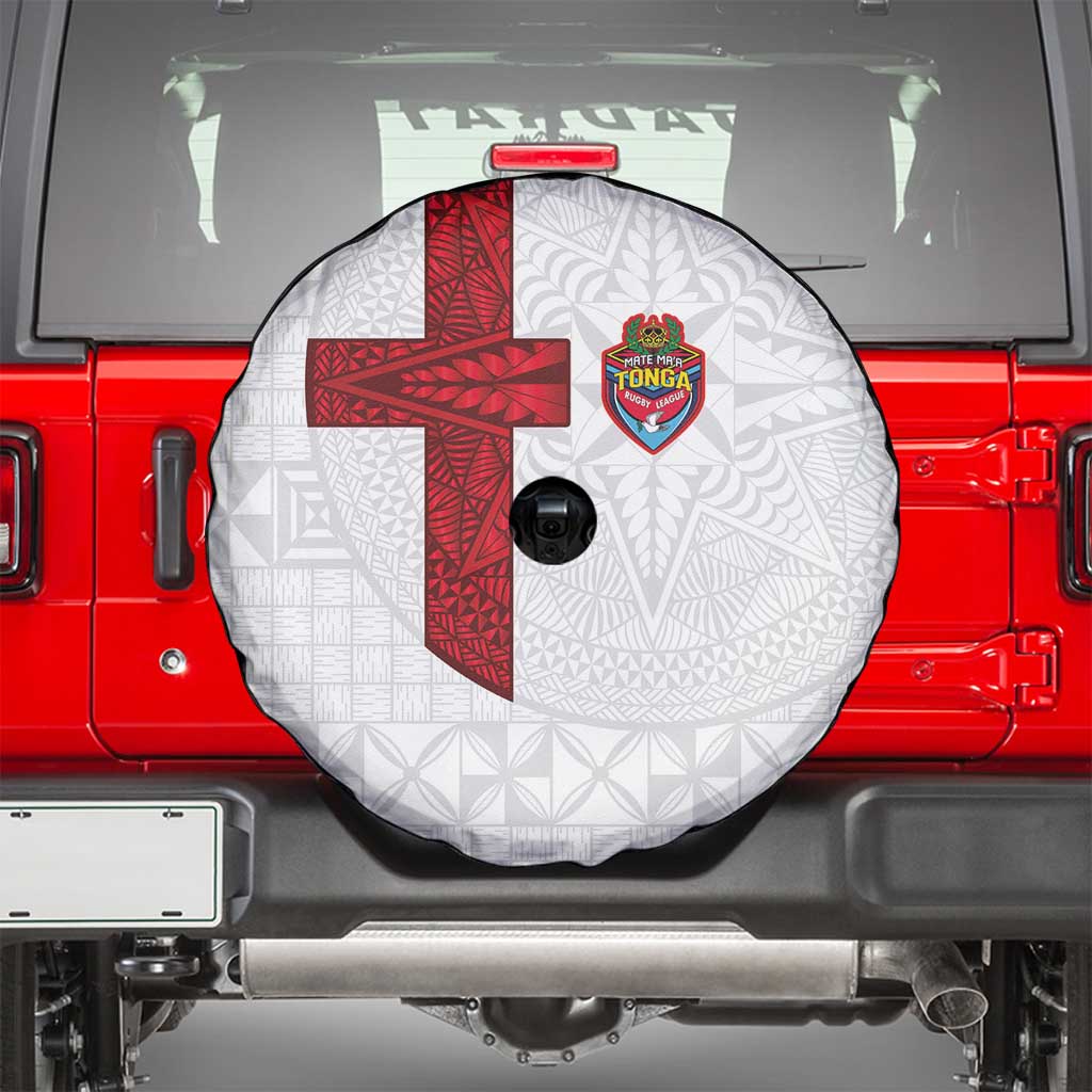 Tonga Ngatu Art Rugby Mate Ma'a Spare Tire Cover - Polynesian Pride