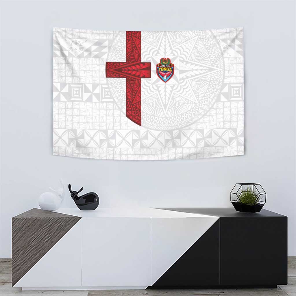 Tonga Ngatu Art Rugby Mate Ma'a Tapestry - Polynesian Pride