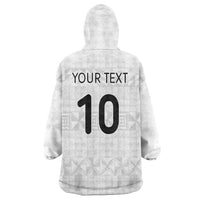 Custom Tonga Ngatu Art Rugby Mate Ma'a Wearable Blanket Hoodie - Polynesian Pride