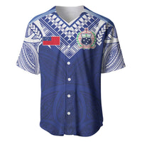 Custom Samoa Rugby Baseball Jersey Pacific Motifs - Polynesian Pride