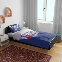 Samoa Rugby Bedding Set Pacific Motifs - Polynesian Pride