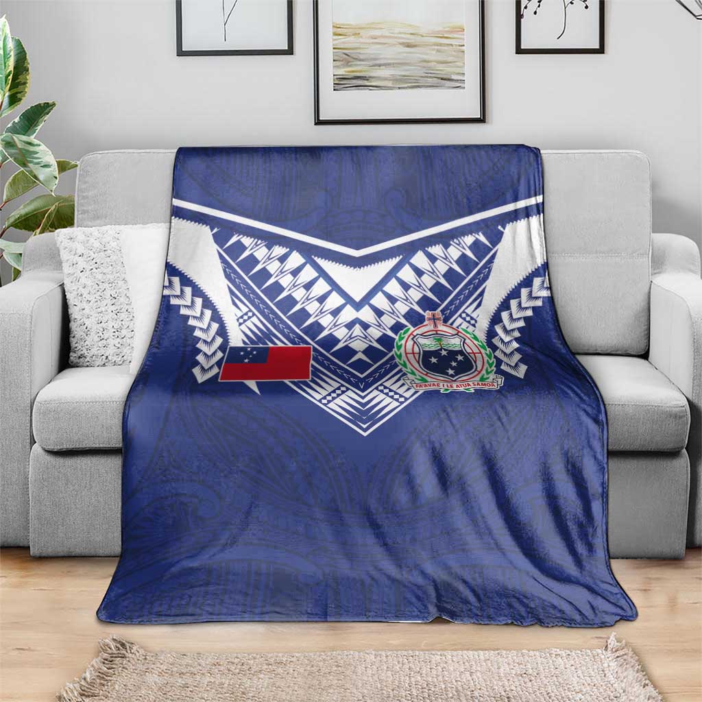 Samoa Rugby Blanket Pacific Motifs - Polynesian Pride