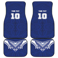 Custom Samoa Rugby Car Mats Pacific Motifs - Polynesian Pride
