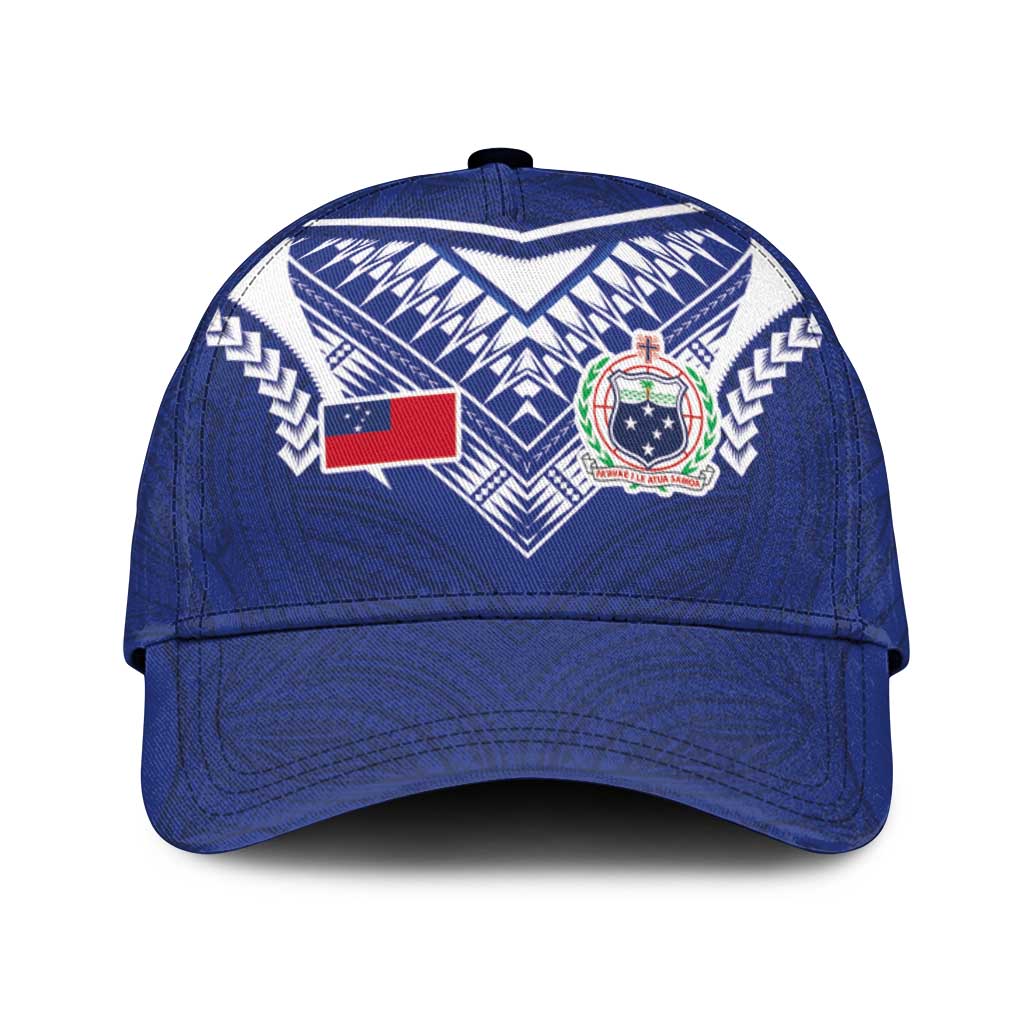 Samoa Rugby Classic Cap Pacific Motifs - Polynesian Pride
