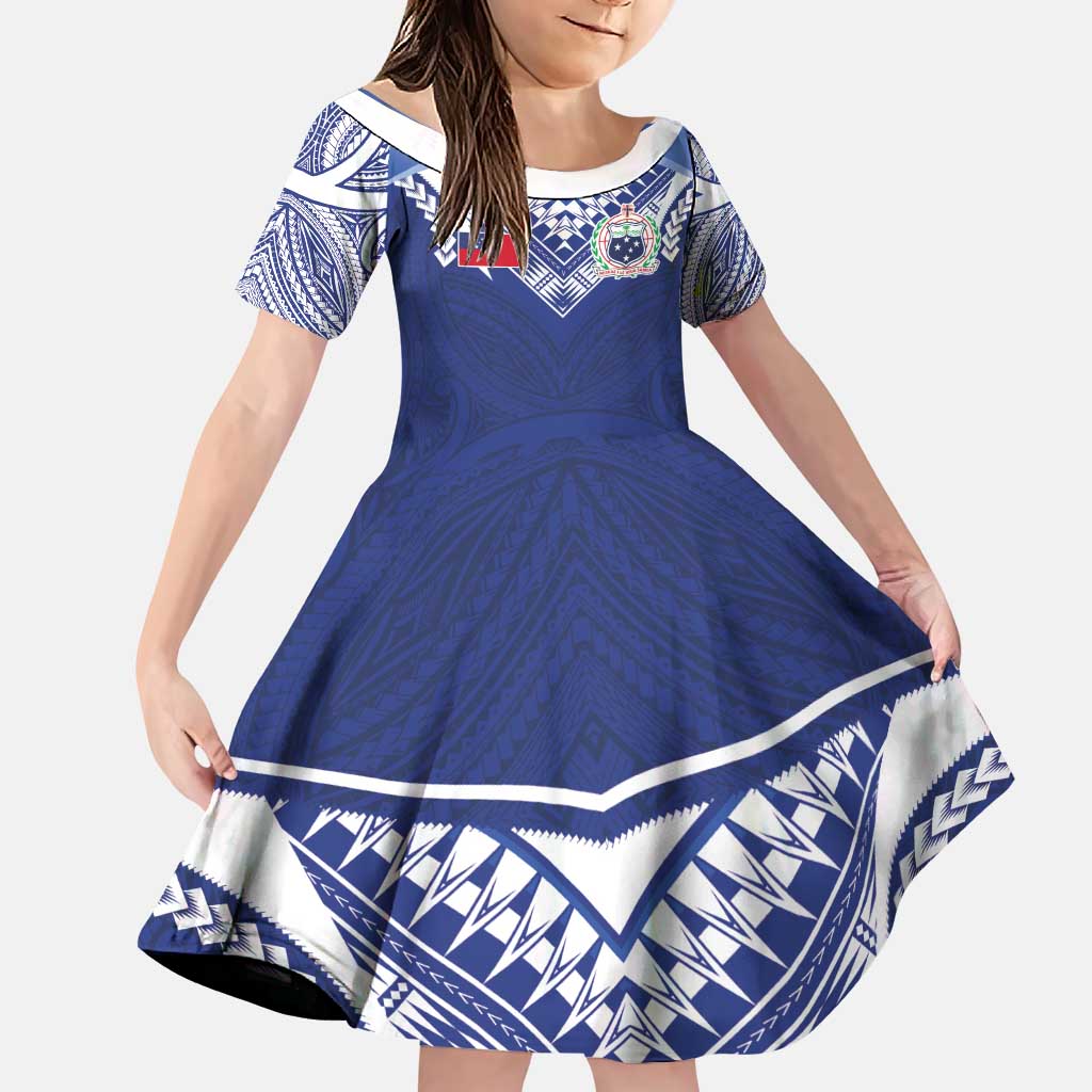 Custom Samoa Rugby Family Matching Puletasi and Hawaiian Shirt Pacific Motifs - Polynesian Pride