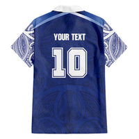 Custom Samoa Rugby Family Matching Summer Maxi Dress and Hawaiian Shirt Pacific Motifs - Polynesian Pride