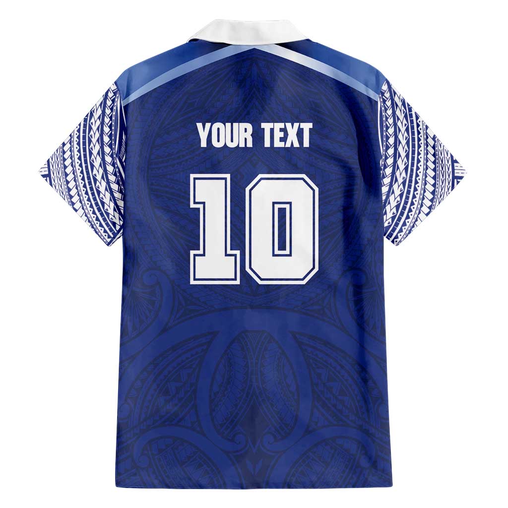 Custom Samoa Rugby Family Matching Tank Maxi Dress and Hawaiian Shirt Pacific Motifs LT03 - Polynesian Pride