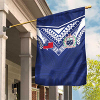Samoa Rugby Garden Flag Pacific Motifs - Polynesian Pride