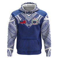 Custom Samoa Rugby Hoodie Pacific Motifs - Polynesian Pride