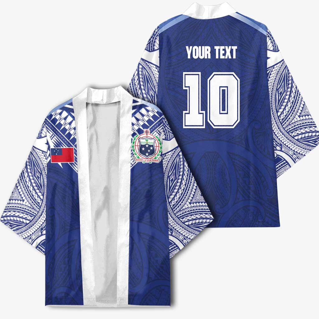Custom Samoa Rugby Kimono Pacific Motifs - Polynesian Pride
