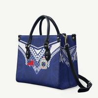 Samoa Rugby Leather Bag Pacific Motifs - Polynesian Pride