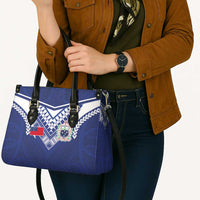 Samoa Rugby Leather Bag Pacific Motifs - Polynesian Pride