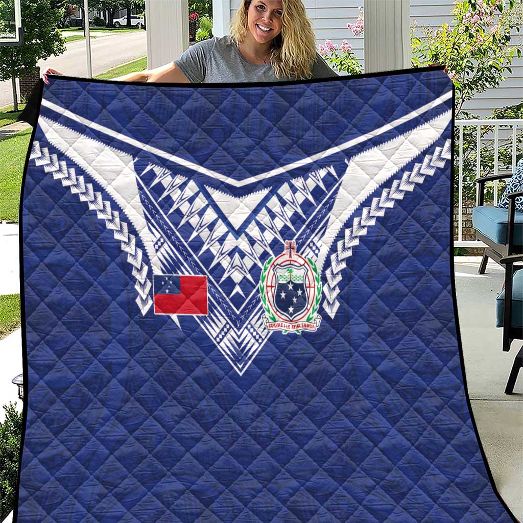 Samoa Rugby Quilt Pacific Motifs - Polynesian Pride