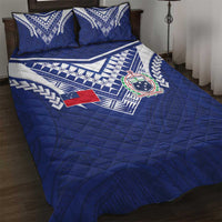 Samoa Rugby Quilt Bed Set Pacific Motifs - Polynesian Pride
