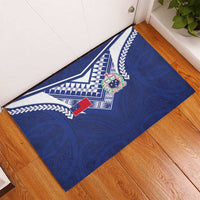 Samoa Rugby Rubber Doormat Pacific Motifs - Polynesian Pride