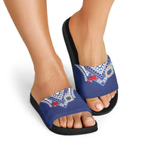 Samoa Rugby Slide Sandals Pacific Motifs - Polynesian Pride