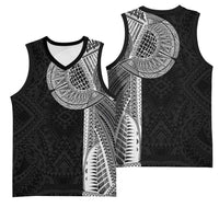 Samoan Tatau Basketball Jersey Art Tribal Traditional Tattoos - Polynesian Pride