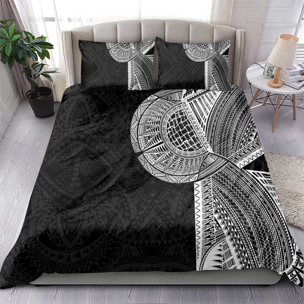 Samoan Tatau Bedding Set Art Tribal Traditional Tattoos - Polynesian Pride