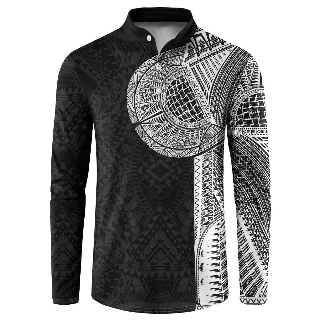 Samoan Tatau Button Sweatshirt Art Tribal Traditional Tattoos - Polynesian Pride