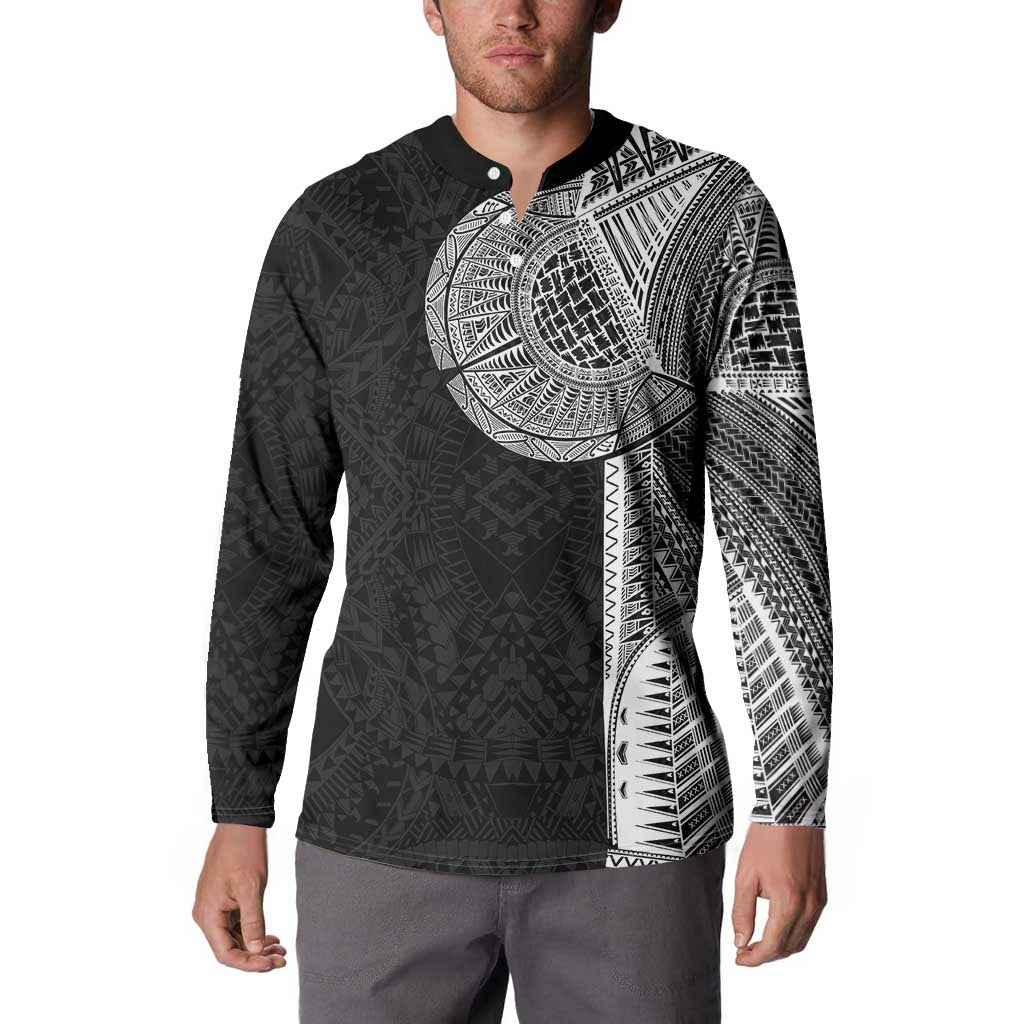 Samoan Tatau Button Sweatshirt Art Tribal Traditional Tattoos - Polynesian Pride