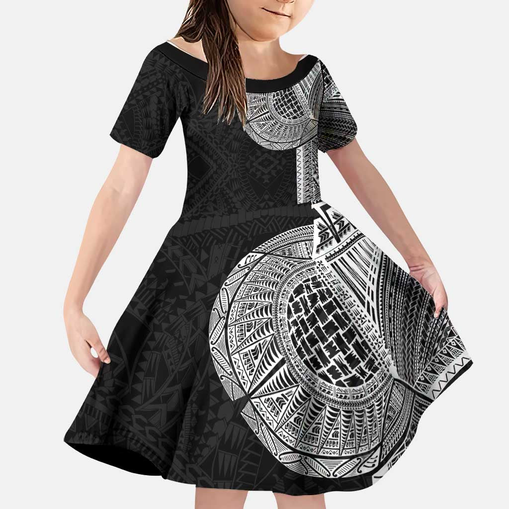 Samoan Tatau Family Matching Mermaid Dress and Hawaiian Shirt Art Tribal Traditional Tattoos - Polynesian Pride