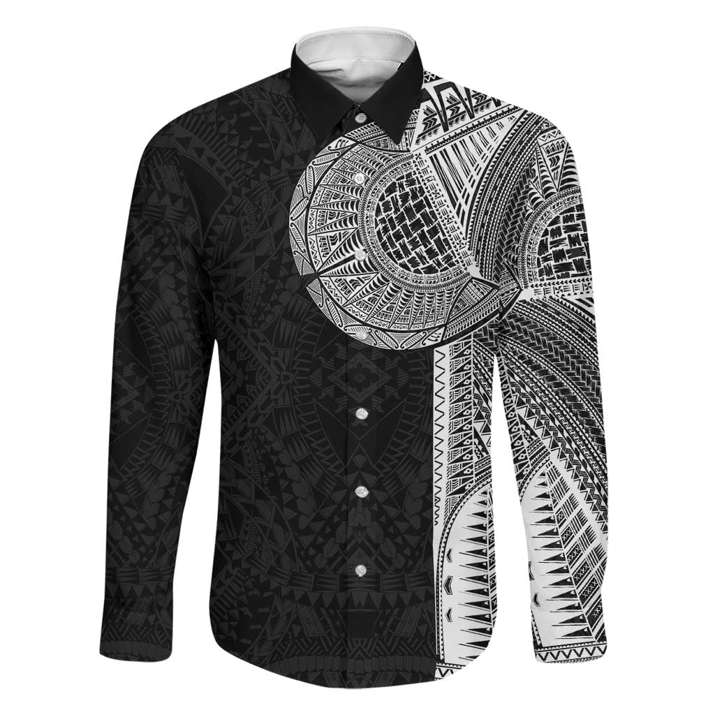 Samoan Tatau Family Matching Mermaid Dress and Hawaiian Shirt Art Tribal Traditional Tattoos - Polynesian Pride