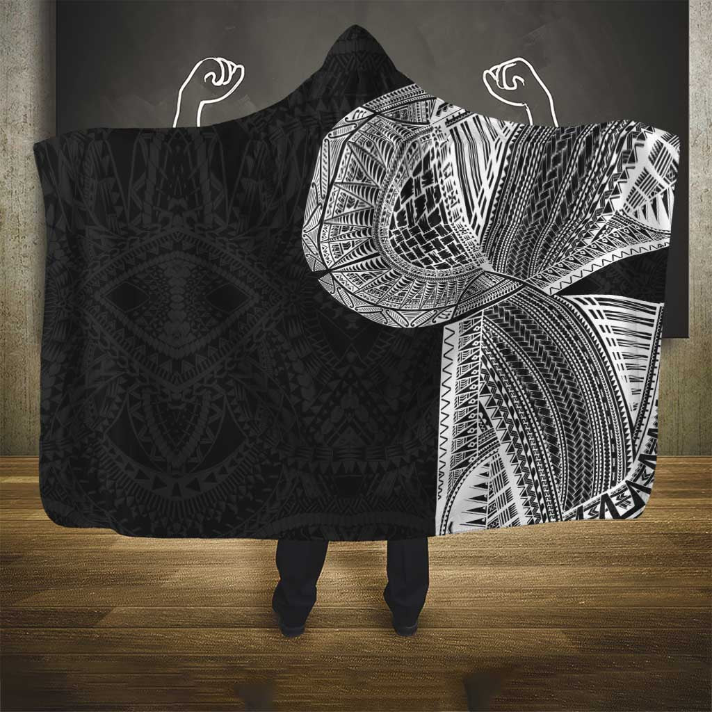 Samoan Tatau Hooded Blanket Art Tribal Traditional Tattoos - Polynesian Pride