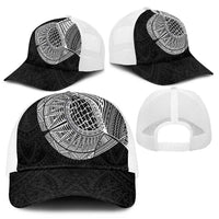 Samoan Tatau Mesh Trucker Cap Art Tribal Traditional Tattoos - Polynesian Pride